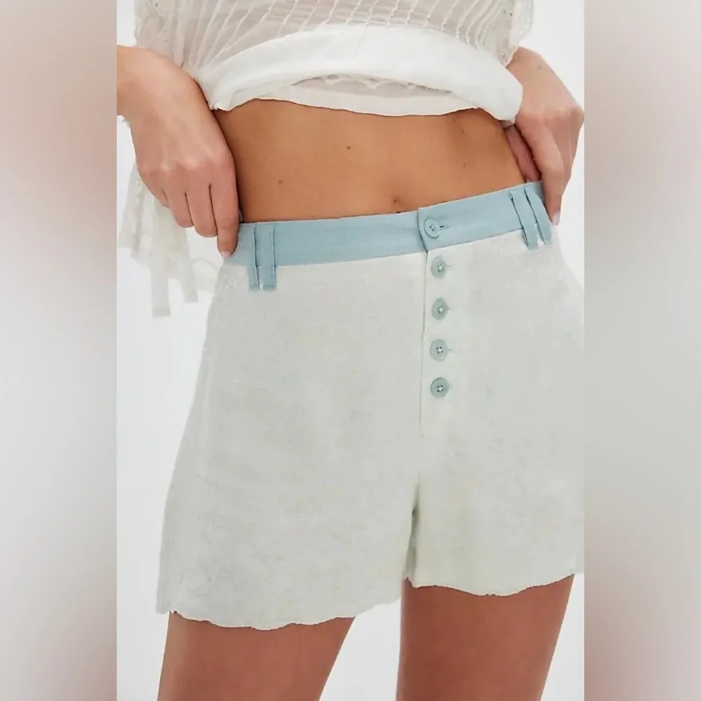 NWOT Free People Claudia Tap Shorts-Waterlily Combo